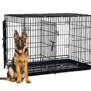 what size crate for a full grown german shepherd puppy